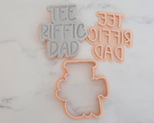 Load image into Gallery viewer, Tee Riffic Dad fondant cookie Stamp / Cutter - Made in the UK with Love  from House of Toot Sweet - Just £6.50! Shop now at House of Toot Sweet
