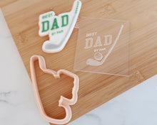 Load image into Gallery viewer, Best Dad By Par Fondant Cookie Embosser / Cutter - Made in the UK with Love  from House of Toot Sweet - Just £6.50! Shop now at House of Toot Sweet
