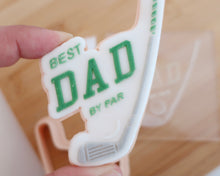Load image into Gallery viewer, Best Dad By Par Fondant Cookie Embosser / Cutter - Made in the UK with Love  from House of Toot Sweet - Just £6.50! Shop now at House of Toot Sweet
