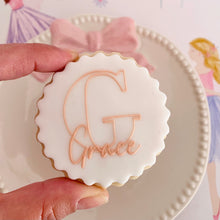 Load image into Gallery viewer, Custom Name Birthday Cookie Fondant Embosser
