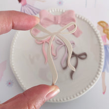 Load image into Gallery viewer, Coquette Bows Acrylic Cake Charms
