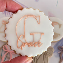 Load image into Gallery viewer, Custom Name Birthday Cookie Fondant Embosser
