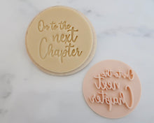 Load image into Gallery viewer, On To The Next Chapter Fondant Cookie Stamp - Made in the UK with Love  from House of Toot Sweet - Just £5.50! Shop now at House of Toot Sweet

