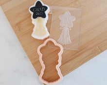 Load image into Gallery viewer, Grad 2025 Tassel Balloon - Fondant Cookie Embosser / Cutter - Made in the UK with Love  from House of Toot Sweet - Just £6.50! Shop now at House of Toot Sweet
