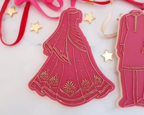 Asian Bride Fondant Embosser & Cookie Cutter - Made in the UK with Love  from House of Toot Sweet - Just £6.50! Shop now at House of Toot Sweet