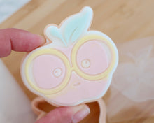 Load image into Gallery viewer, Cute Apple with Glasses Fondant Cookie Embosser / Cutter - Made in the UK with Love  from House of Toot Sweet - Just £6.50! Shop now at House of Toot Sweet
