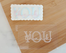 Load image into Gallery viewer, Thank You Fondant Cookie Embosser / Cutter - Made in the UK with Love  from House of Toot Sweet - Just £6.50! Shop now at House of Toot Sweet
