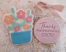 Load image into Gallery viewer, Flower Pot Fondant Cookie Embosser / Cutter - Made in the UK with Love  from House of Toot Sweet - Just £6.50! Shop now at House of Toot Sweet
