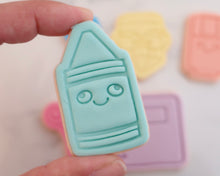 Load image into Gallery viewer, Staitionary Fondant Cookie Stamps / Cutters - Made in the UK with Love  from House of Toot Sweet - Just £6.50! Shop now at House of Toot Sweet
