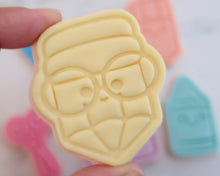 Load image into Gallery viewer, Staitionary Fondant Cookie Stamps / Cutters - Made in the UK with Love  from House of Toot Sweet - Just £6.50! Shop now at House of Toot Sweet
