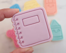 Load image into Gallery viewer, Staitionary Fondant Cookie Stamps / Cutters - Made in the UK with Love  from House of Toot Sweet - Just £6.50! Shop now at House of Toot Sweet
