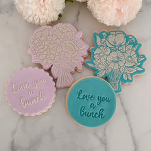 Load image into Gallery viewer, Love You A Bunch Fondant Embosser
