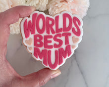 Load image into Gallery viewer, Worlds Best Mum/ Mom Fondant Embosser / Cutter
