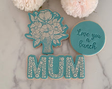 Load image into Gallery viewer, Love You A Bunch Fondant Cookie Stamp

