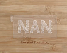 Load image into Gallery viewer, Delicate Floral Mum, Nan, Mom Fondant Embosser / Cutter
