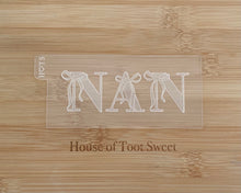 Load image into Gallery viewer, Mum, Nan, Mom With Bows Fondant Embosser / Cutter
