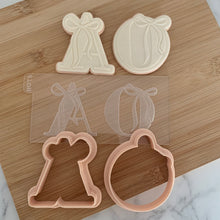 Load image into Gallery viewer, Letters With Bows Fondant Embosser / Cutter
