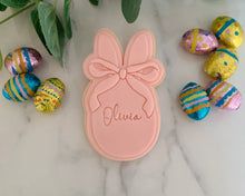 Load image into Gallery viewer, Bunny Ears Egg Fondant Cookie Pop Embosser/ Cutter
