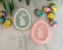 Load image into Gallery viewer, Bunny Egg Cameo Fondant Embosser and Cutter
