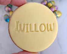 Load image into Gallery viewer, Easter Personalised name Fondant Cookie Stamp
