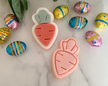 Load image into Gallery viewer, Mini Carrot Fondant Stamp &amp; Cookie cutter
