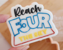 Load image into Gallery viewer, Reach Four The Sky Fondant Cookie Embosser / Cutter
