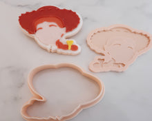 Load image into Gallery viewer, Jessie Cowgirl Fondant Pop Embosser and Cutter
