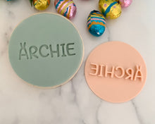 Load image into Gallery viewer, Easter Personalised name Fondant Cookie Stamp

