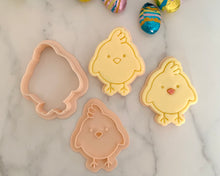 Load image into Gallery viewer, Cute Chick Fondant Stamp &amp; Cookie cutter
