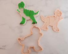 Load image into Gallery viewer, Rex Dinosaur Fondant Pop Embosser and Cutter
