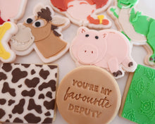Load image into Gallery viewer, You&#39;re My Favourite Deputy Fondant Cookie Stamp
