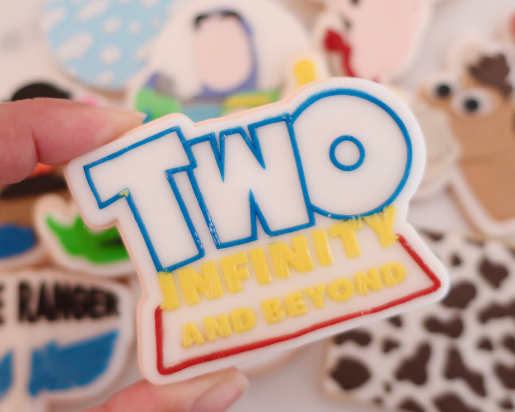 Two Infinity and Beyond Fondant Cookie Embosser / Cutter
