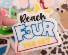 Load image into Gallery viewer, Reach Four The Sky Fondant Cookie Embosser / Cutter
