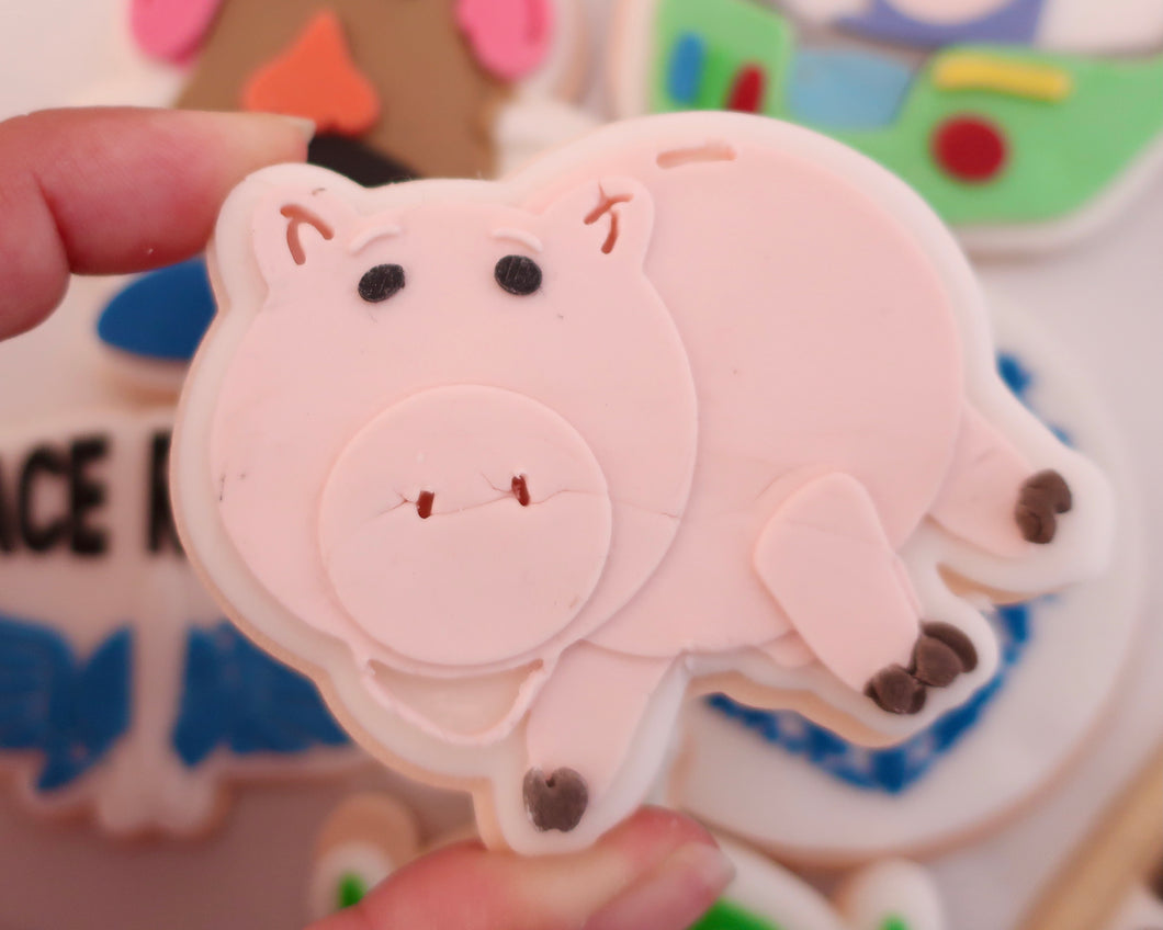 Hamm Piggy Bank Fondant Pop Embosser and Cutter