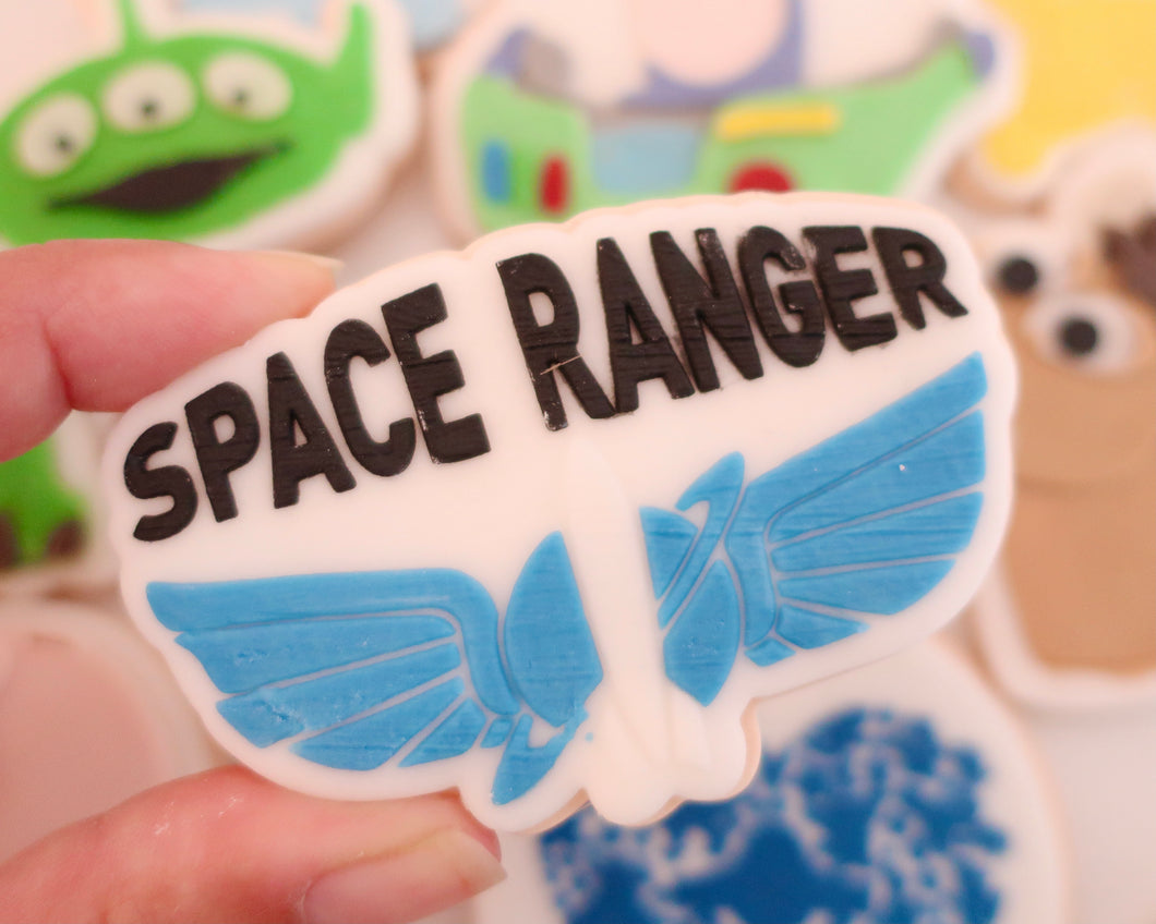 Space Ranger Fondant Cookie Embosser / Cutter