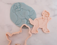 Load image into Gallery viewer, Rex Dinosaur Fondant Pop Embosser and Cutter
