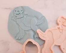 Load image into Gallery viewer, Rex Dinosaur Fondant Pop Embosser and Cutter
