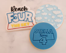 Load image into Gallery viewer, Reach Four The Sky Fondant Cookie Embosser / Cutter
