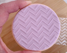 Load image into Gallery viewer, Zig Zag Chevron Pattern Fondant Embosser Texture Tile
