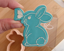 Load image into Gallery viewer, Easter Bunny Rabbit with Butterfly Fondant Embosser and Cutter

