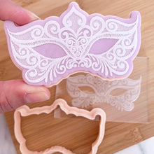 Load image into Gallery viewer, Masquerade Mask Fondant Embosser and Cutter
