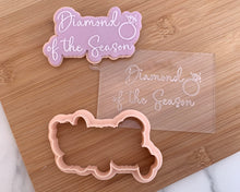 Load image into Gallery viewer, Diamond of the Season Fondant Embosser and Cutter
