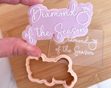 Load image into Gallery viewer, Diamond of the Season Fondant Embosser and Cutter
