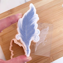 Load image into Gallery viewer, Feather Pen Fondant Embosser and Cutter
