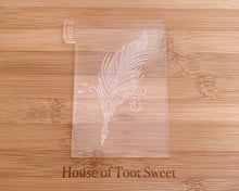 Load image into Gallery viewer, Feather Pen Fondant Embosser and Cutter
