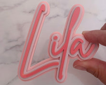 Load image into Gallery viewer, Personalised single Name Cake Charm
