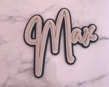 Load image into Gallery viewer, Personalised single Name Cake Charm
