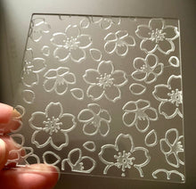 Load image into Gallery viewer, Cherry Blossom Texture Fondant Cookie Embosser
