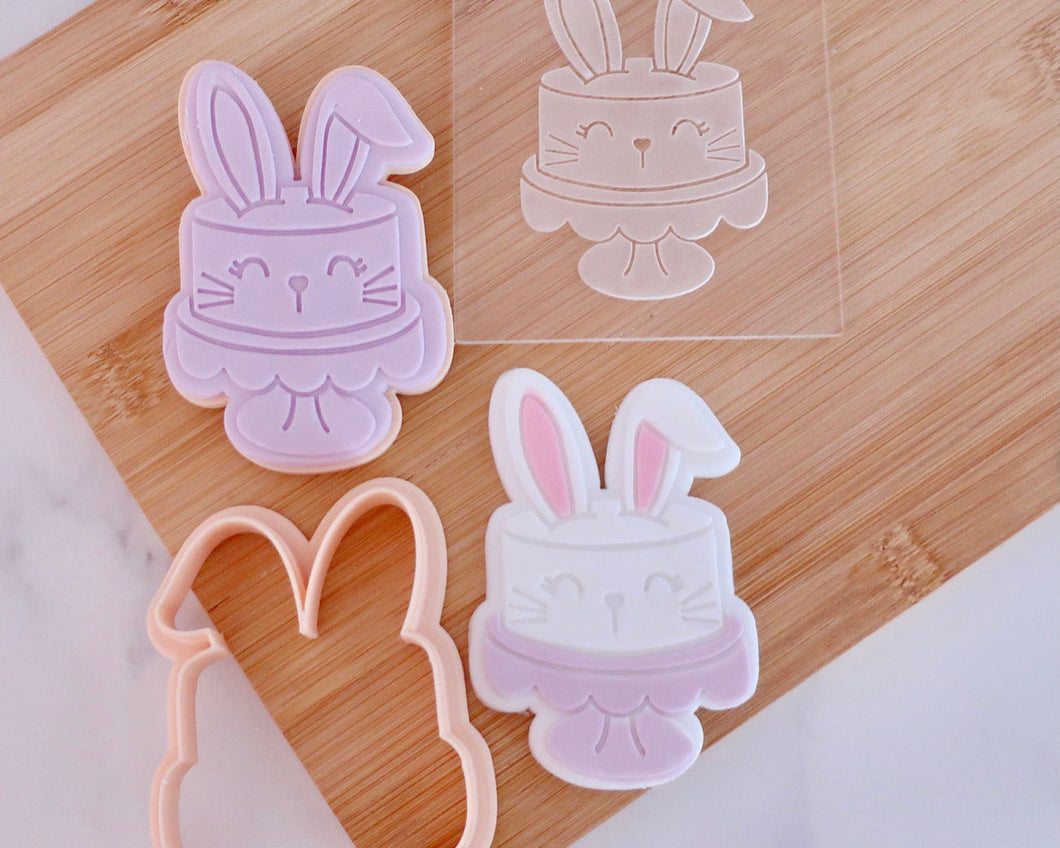 Bunny Easter Cake Fondant Embosser / Cutter - Made in the UK with Love  from House of Toot Sweet - Just £6.50! Shop now at House of Toot Sweet