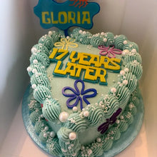 Load image into Gallery viewer, Spongebob Inspired Personalised Name &amp; Age Cake Topper
